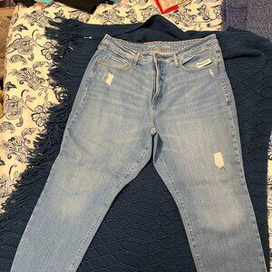 NWT Old Navy High Rise O.G. Super Straight Jeans, secret-smooth pockets, sz 18